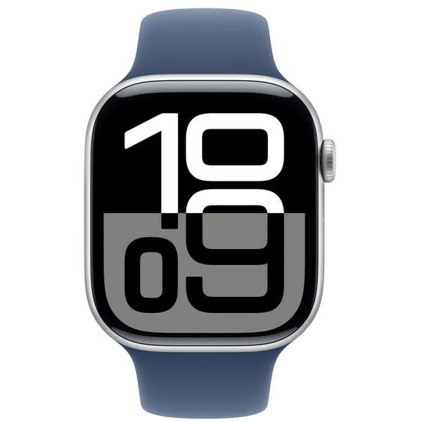 Apple Watch S10 42mm MWWC3QV/A Silver - Denim Sport Band M/L