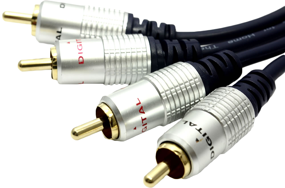 Vcom CV502 Kabell RCA High Quality 1.8 M