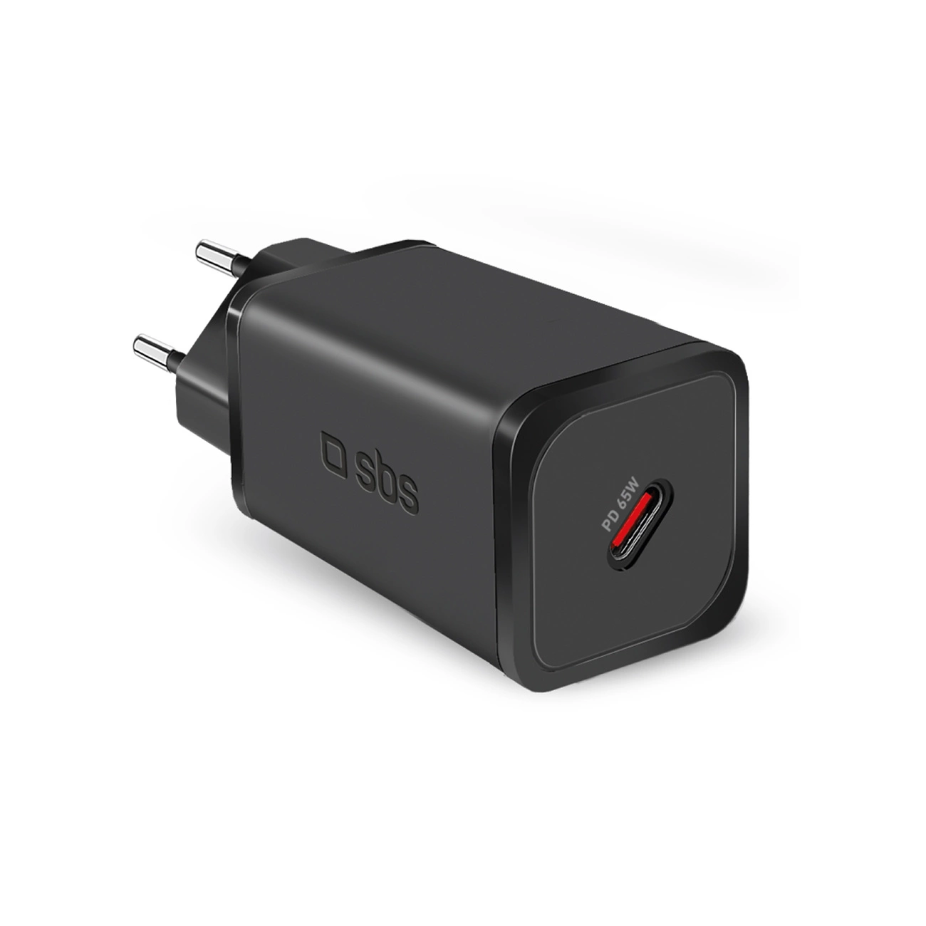 Karikues Celulari SBS 65W GaN Usb C Black TETRGAN1C65W