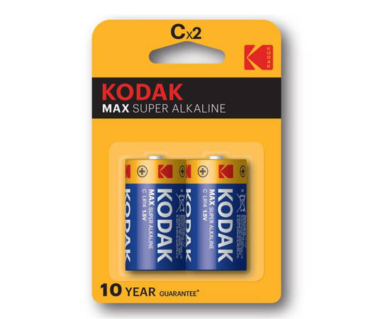 Bateri Kodak Alkalin MAX LR14 30952836 Cx2