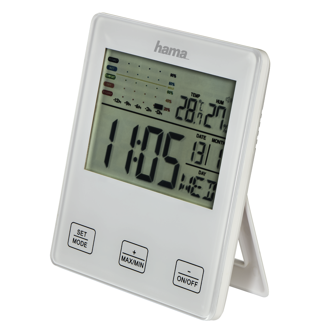 Hama TH10 00176967 Mates Lageshtire Temperature White