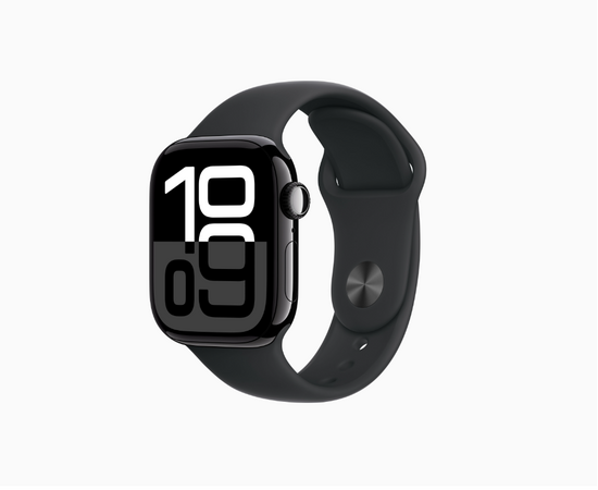 Apple Watch S10 42mm MWWF3QV/A Jet Black - Black Sport Band M/L