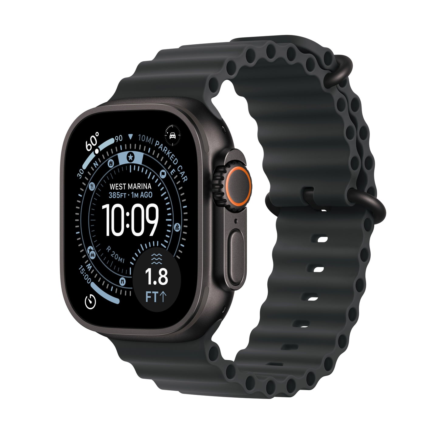 Apple Watch Ultra 3 Cellular 49mm MF0J4QH/A Black Ocean Band