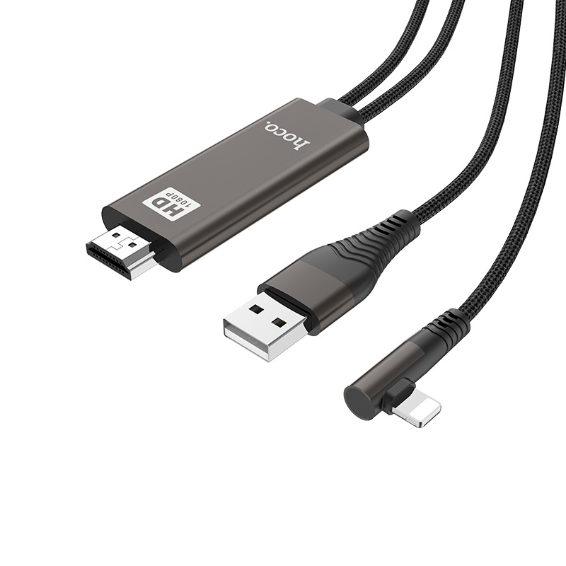 Adaptor Celulari HOCO IPHONE-HDMI UA14 Black