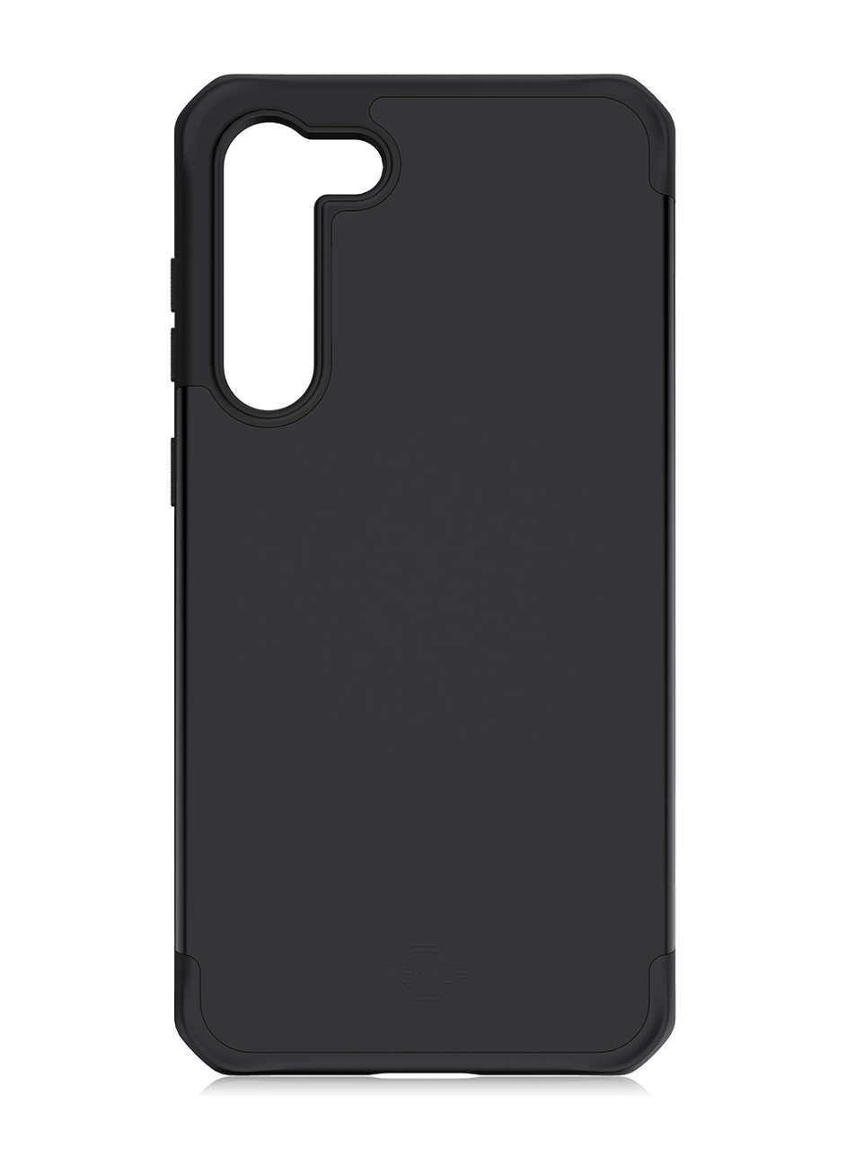Kase Celulari Itskins Galaxy S23 Plus SPECTRUM R SOLID Plain Black HYBRID SPARK Smoke