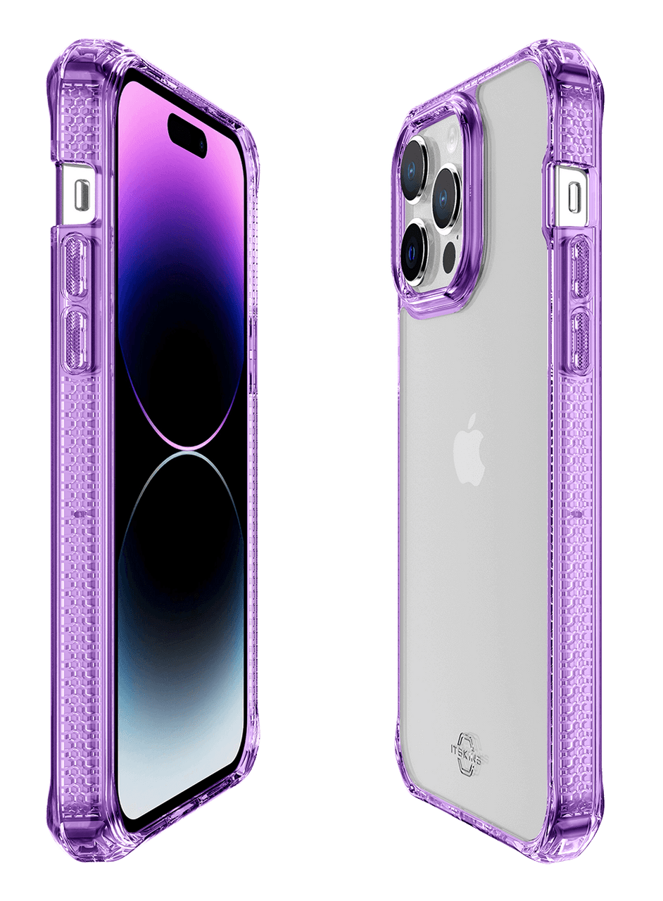 Kase Celulari Itskins iPhone 14 Pro SPECTRUM R CLEAR Light Purple