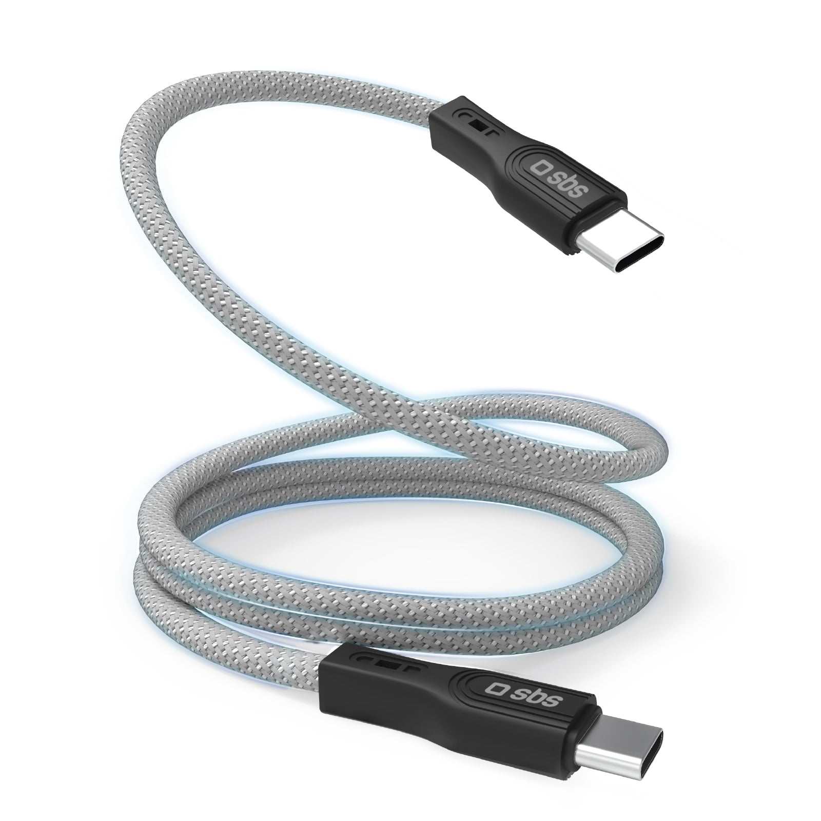 Sbs TECABLETCCMAG Kabell Celulari Type C To Type C 1M Magnetic Gray
