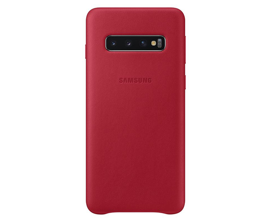 Kase Celulari Samsung Galaxy S10 Leather Cover EF-VG973LREGWW Red