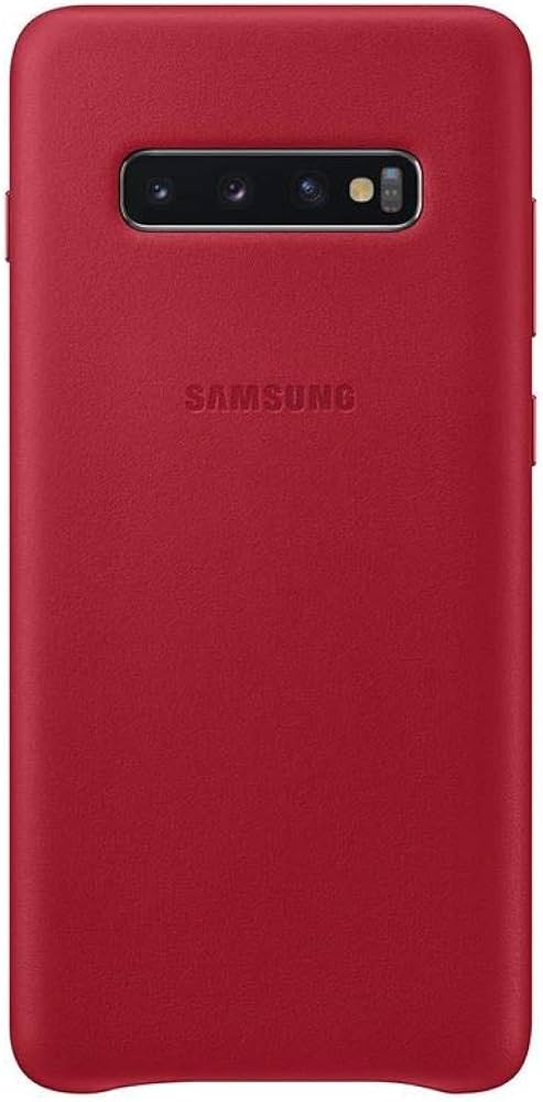Kase Celulari Samsung Galaxy S10 Plus Leather Cover EF-VG975LREGWW Red