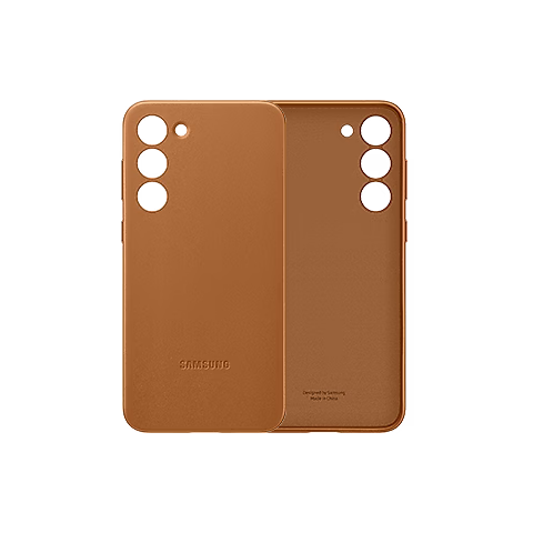 Kase Celulari Samsung Galaxy S23 Plus Leather Cover EF-VS916LAEGWW Cam Camel