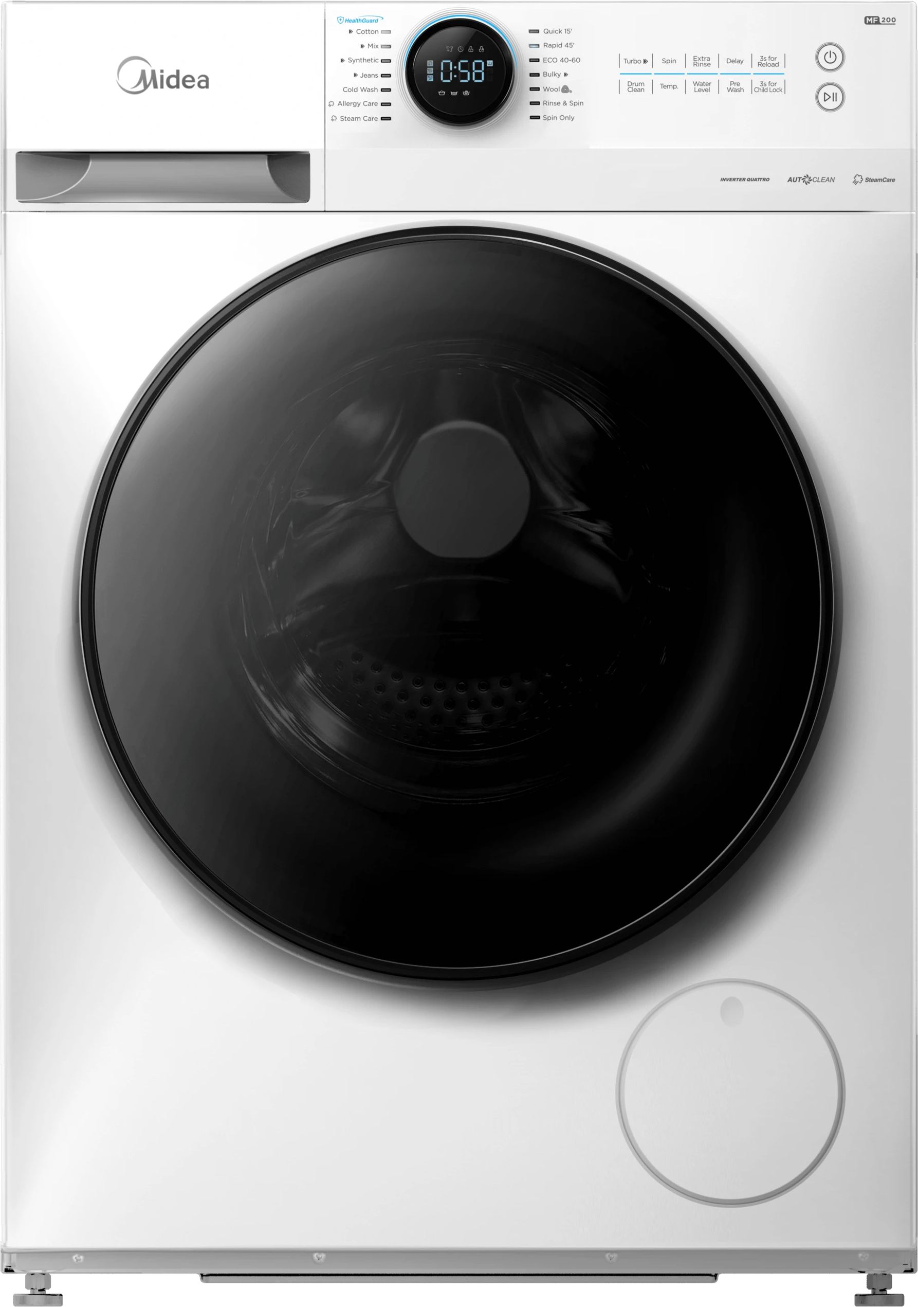 Midea MF200W100WB/W