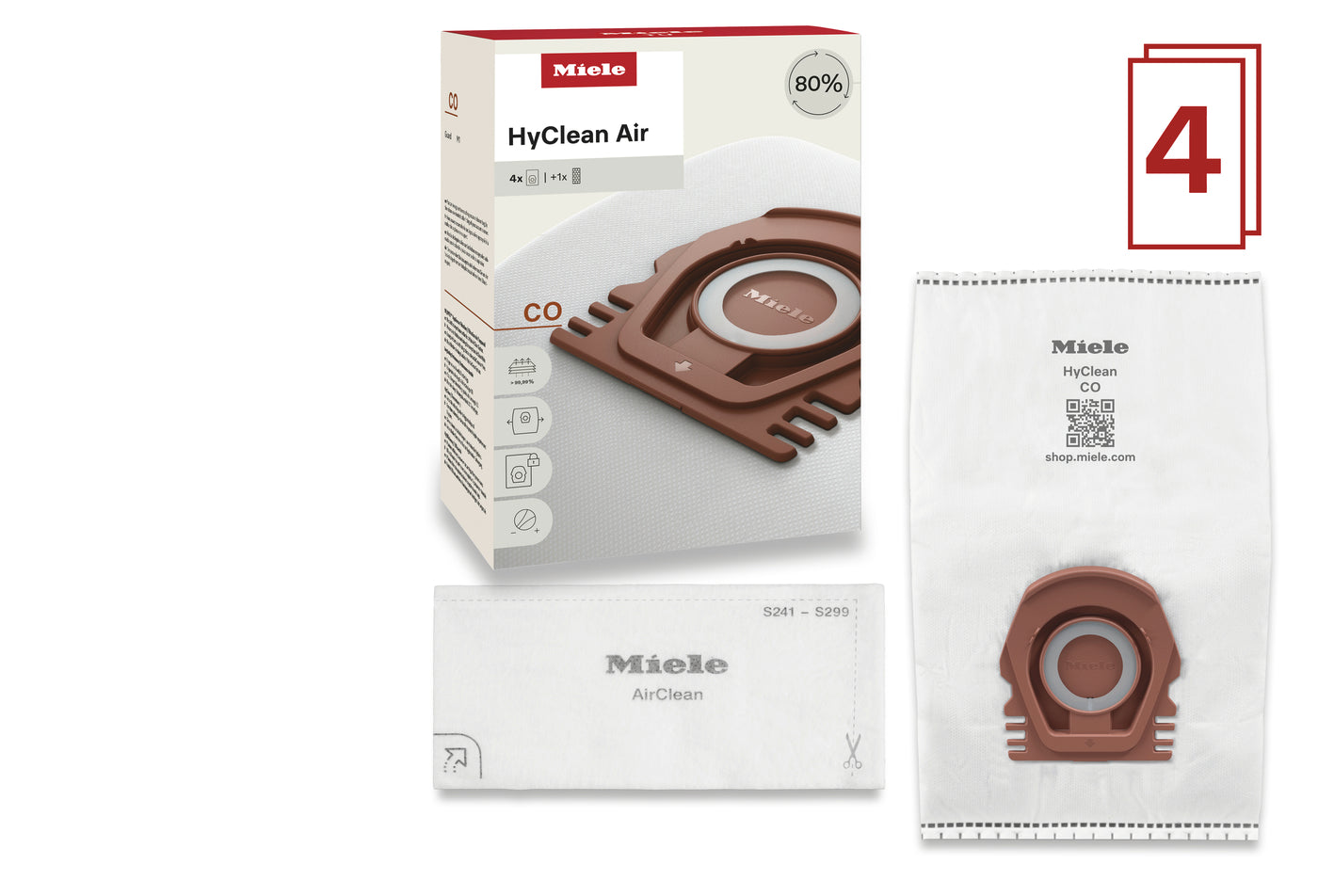Miele CO HYCLEAN PURE Pakete Qese