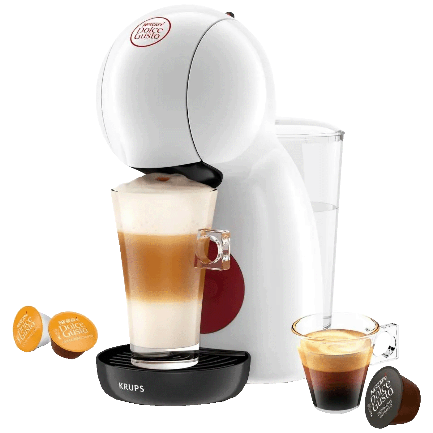 Krups DolceGusto Piccolo KP1A3110 Ekspres White Burgundy
